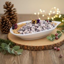 SALADA DE FRANGO COM NOZES E CRANBERRY