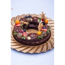 TORTA GIRLANDA DE BROWNIE