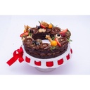 TORTA GIRLANDA DE BROWNIE