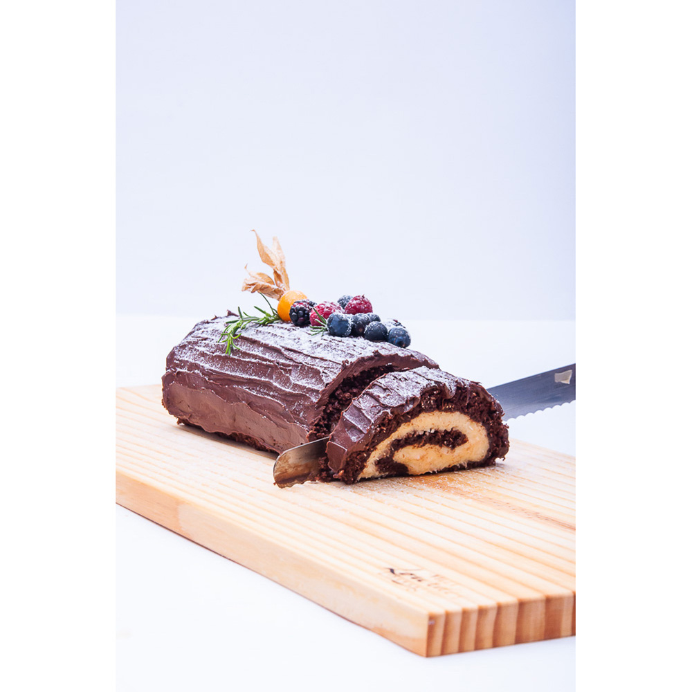 TRONCO DE NATAL (CHOCOLATE COM COCO )