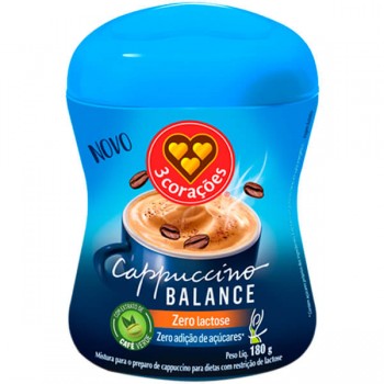 CAPPUCCINO 3 CORAÇÕES BALANCE 180G