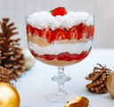 TAÇA MERENGUE DE MORANGO
