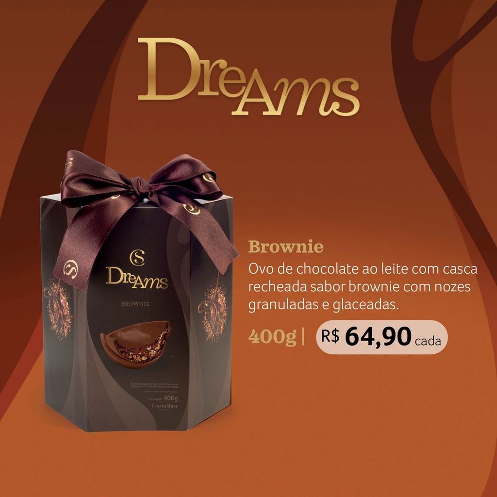 Ovo de Páscoa Brownie