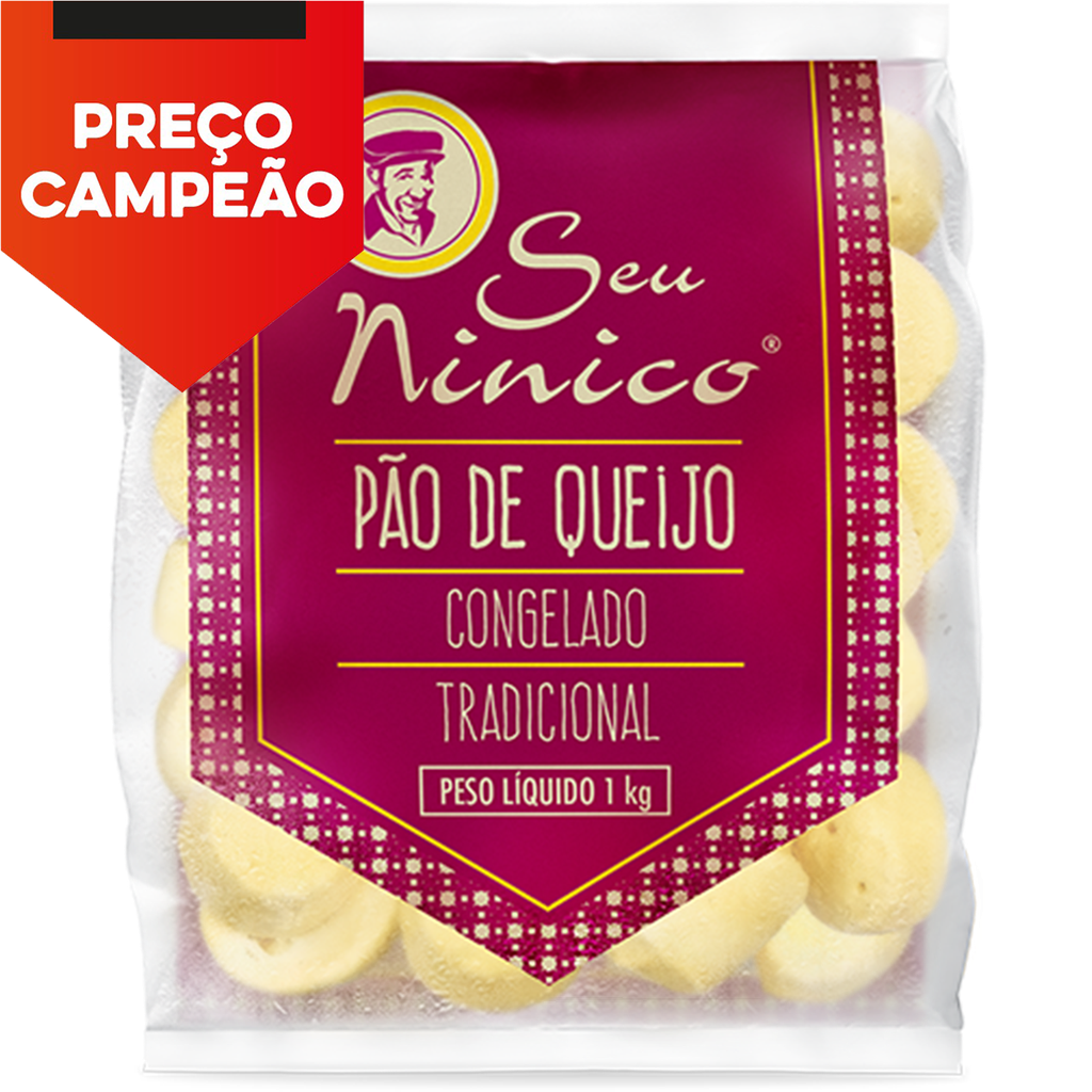 PÃO DE QUEIJO SEU NINICO TRADICIONAL 1KG