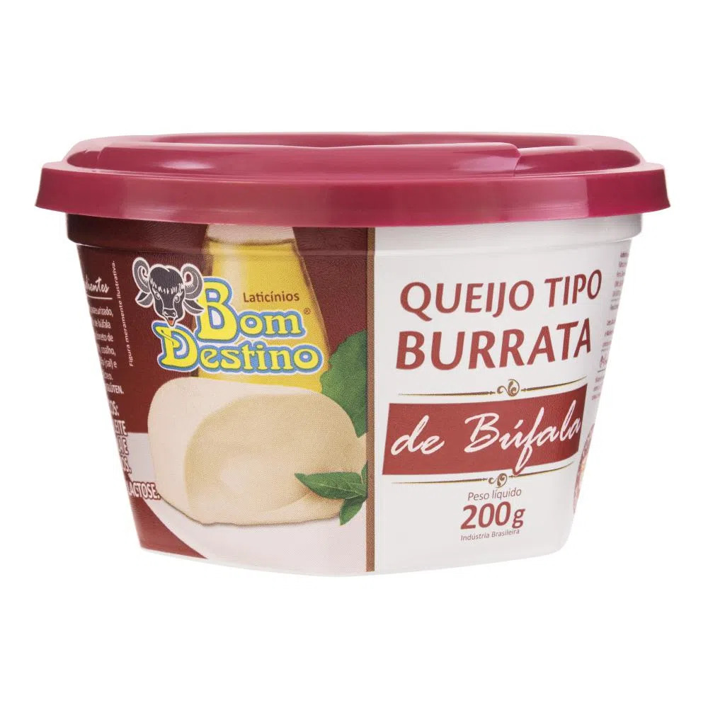 QUEIJO BURRATA DE BÚFALA BOM DESTINO 200G