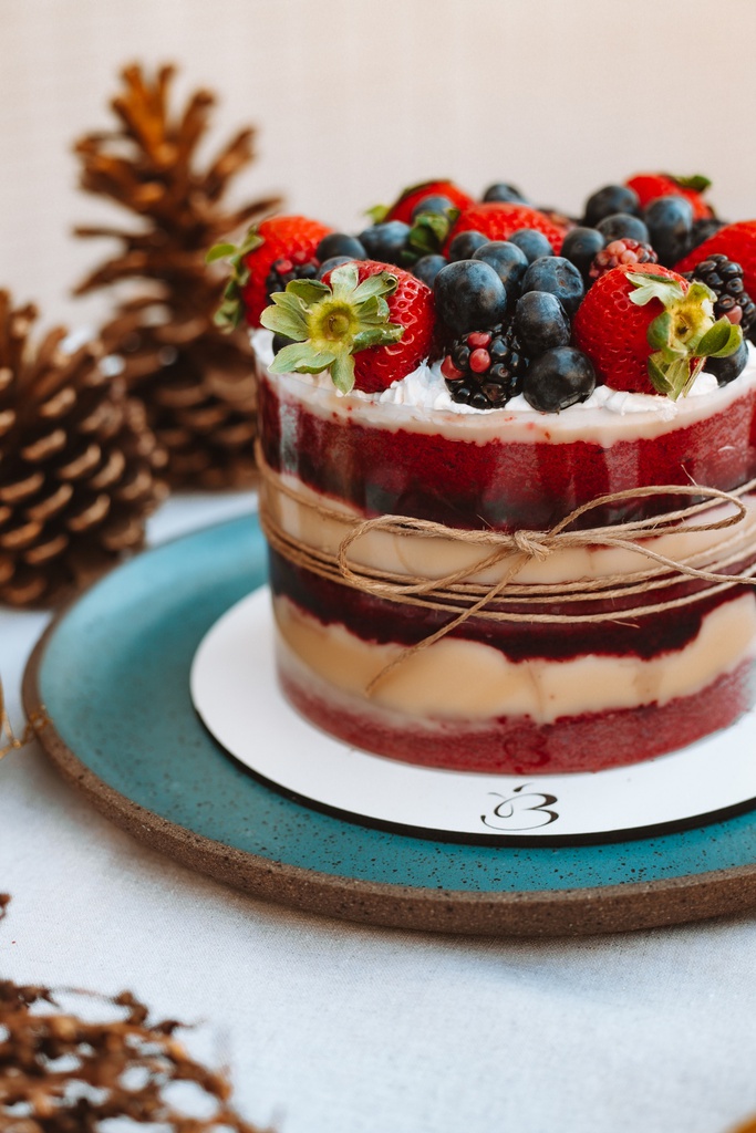 Naked Cake De Frutas Vermelhas