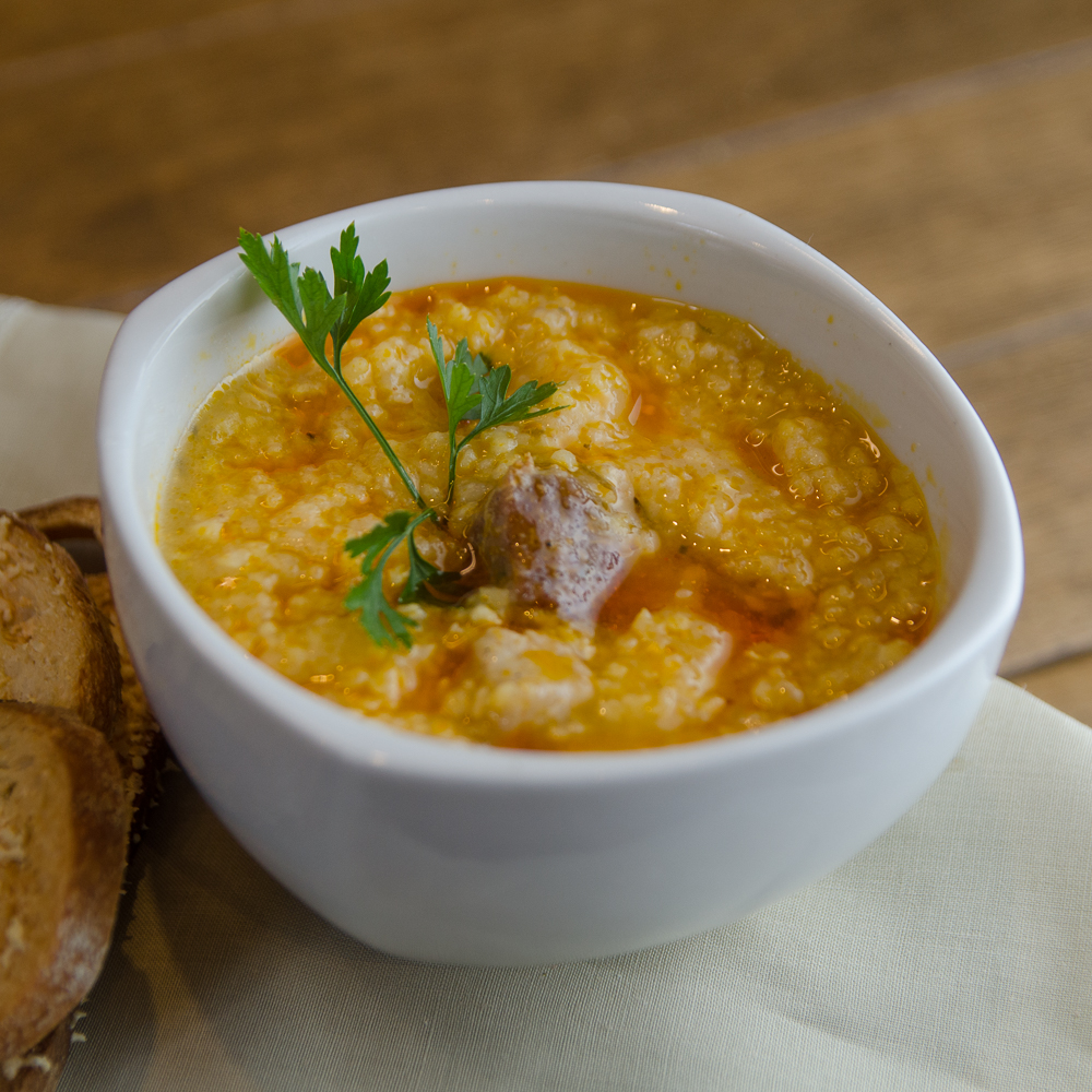 CALDO DE CANJIQUINHA COM COSTELINHA CONGELADO