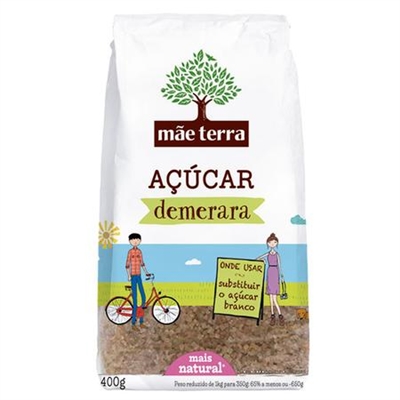 AÇÚCAR DEMERARA MÃE TERRA 400G