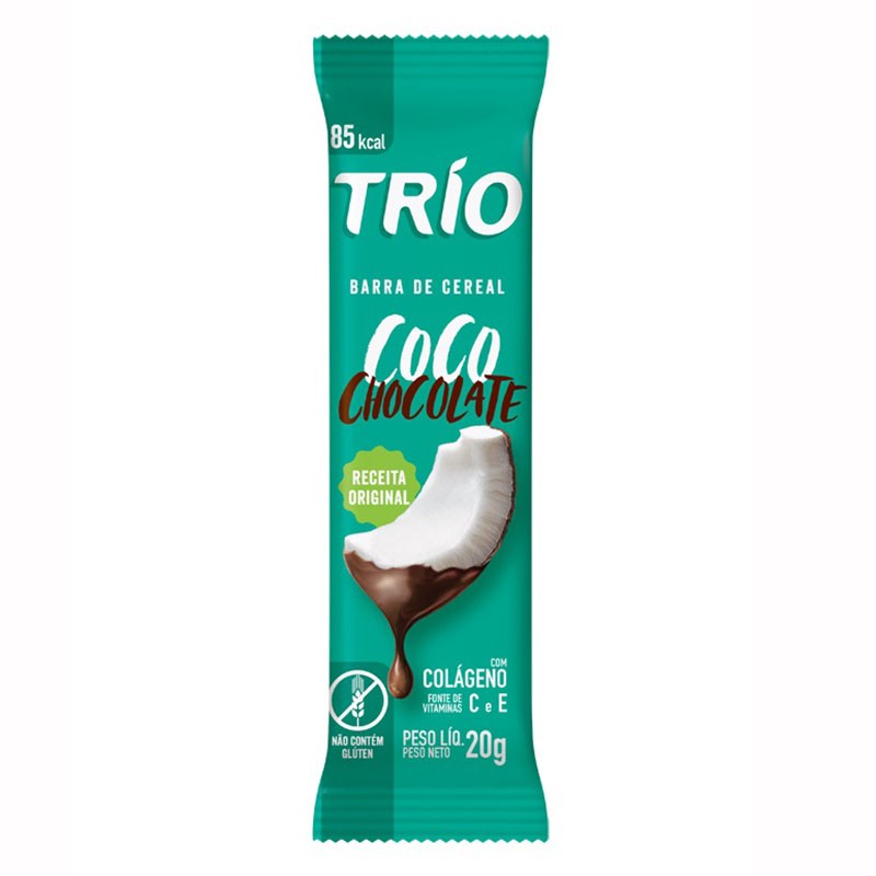BARRA DE CEREAL TRIO COCO / CHOCOLATE- 20G