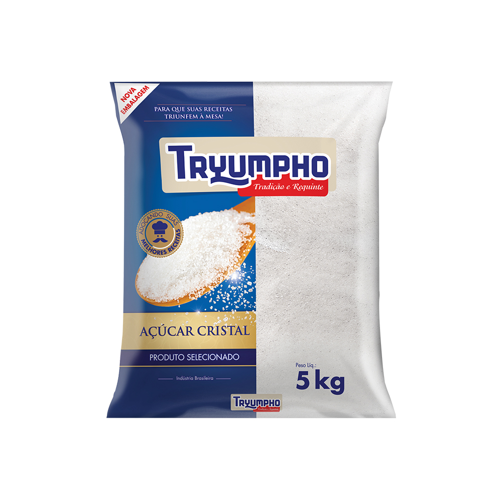 AÇÚCAR CRISTAL TRYUMPHO - 5KG