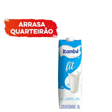 LEITE ITAMBÉ FIT DESNATADO - 1L