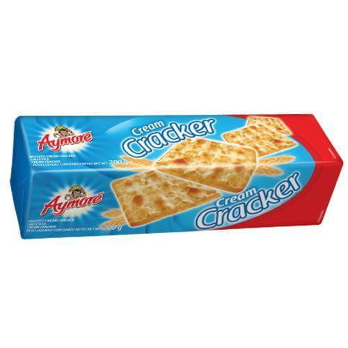 BISCOITO CREAM CRACKER AYMORE 200G