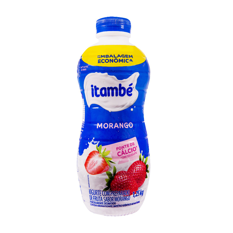 IOGURTE ITAMBÉ SABOR MORANGO - 1,25 Kg