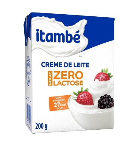 CREME DE LEITE ZERO LACTOSE NOLAC ITAMBÉ 200G