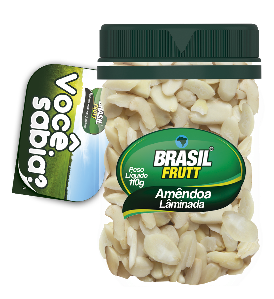 AMÊNDOA LAMINADA BRASIL FRUTT - 110g