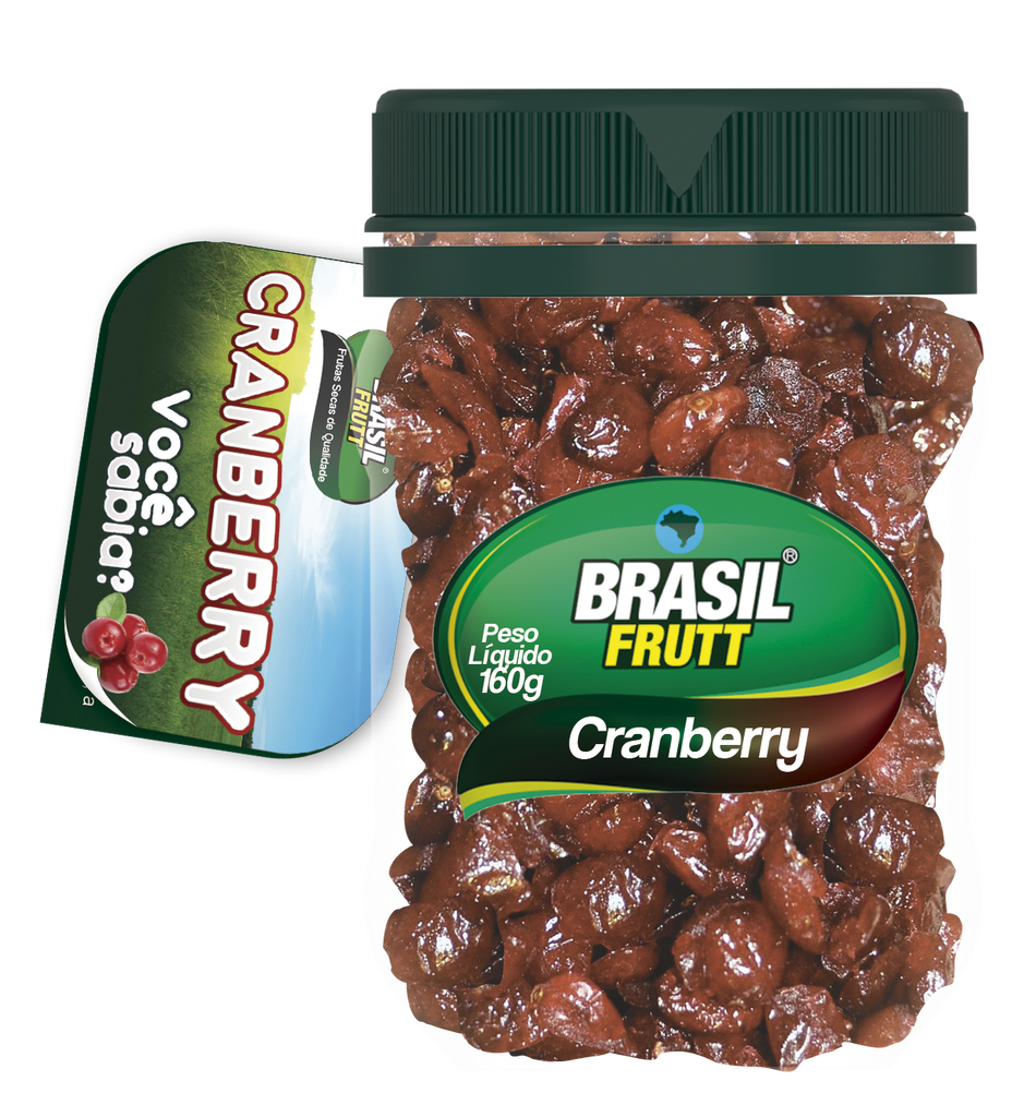 CRAMBERRY DESIDRATADA BRASIL FRUTT - 160g