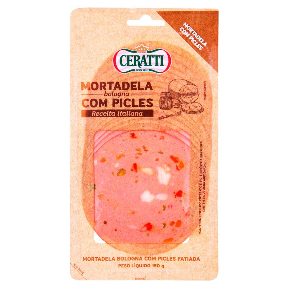 MORTADELA CERATTI C/ PICLES - 150g