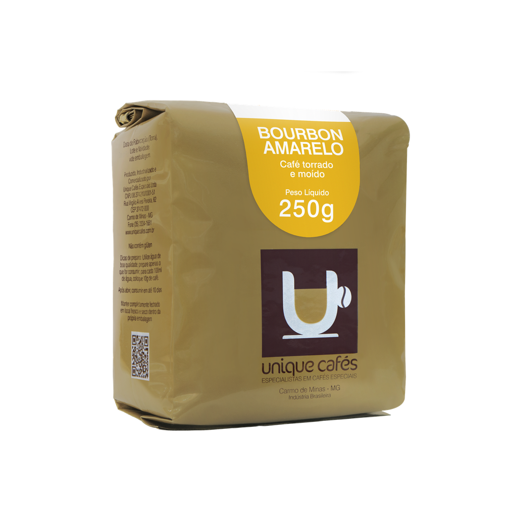CAFÉ UNIQUE BOURBON MOÍDO - 250GR