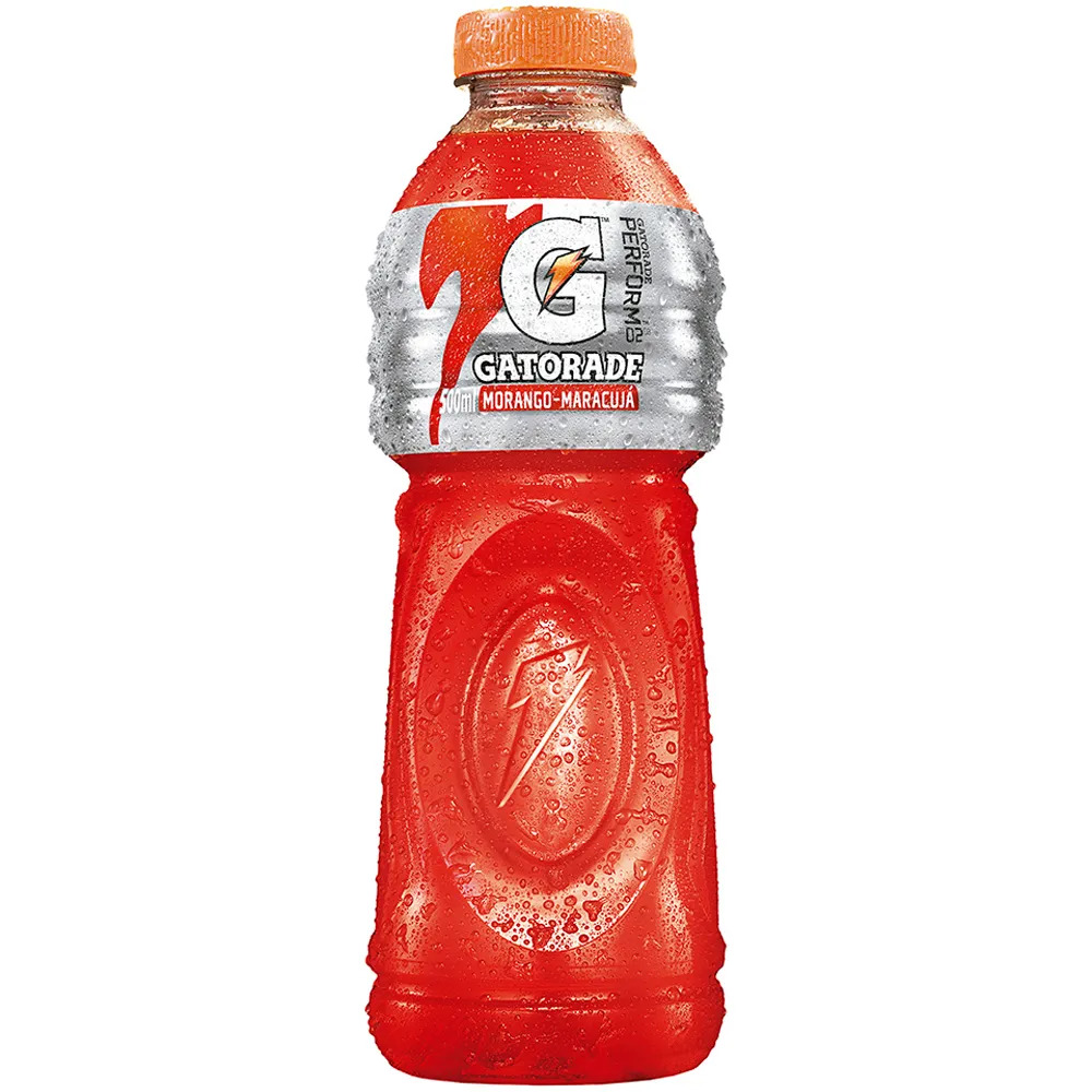 ISOTÔNICO GATORADE SABOR MORANGO E MARACUJÁ 500ML