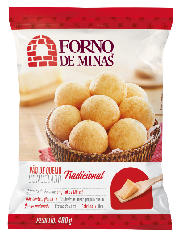 PÃO DE QUEIJO FORNO DE MINAS TRADICIONAL - 1KG