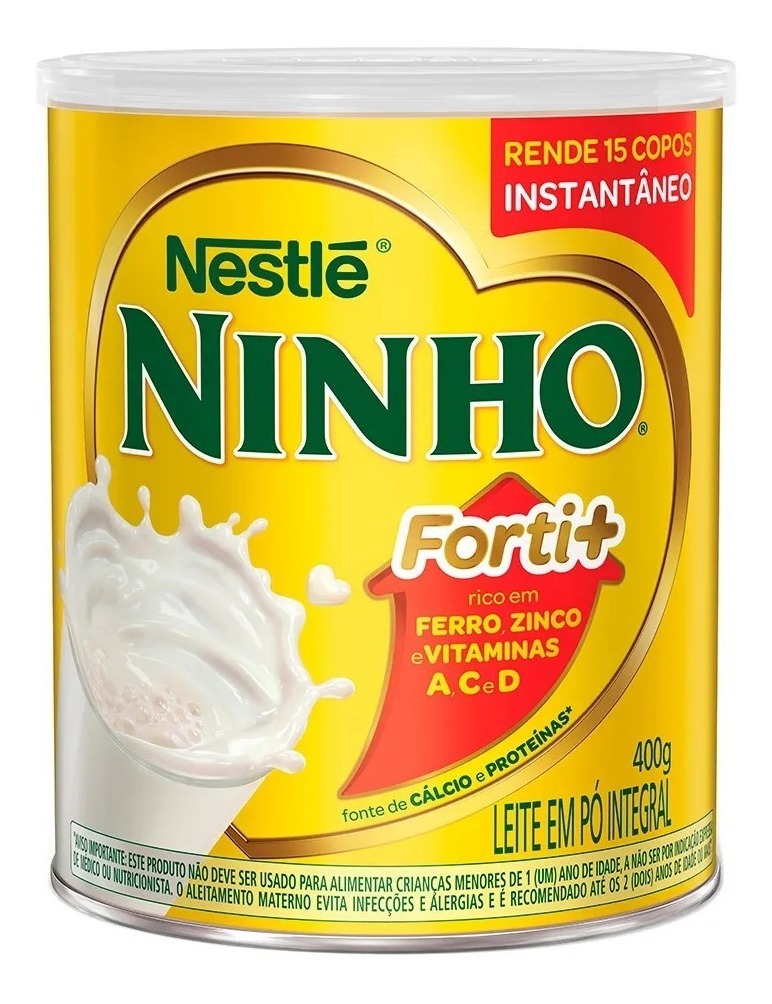 LEITE EM PÓ INSTANTÂNEO NINHO NESTLÉ 400G