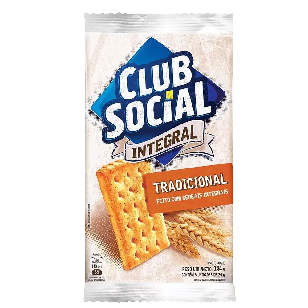 BISCOITO CLUB SOCIAL TRADICIONAL CEREAL 144G