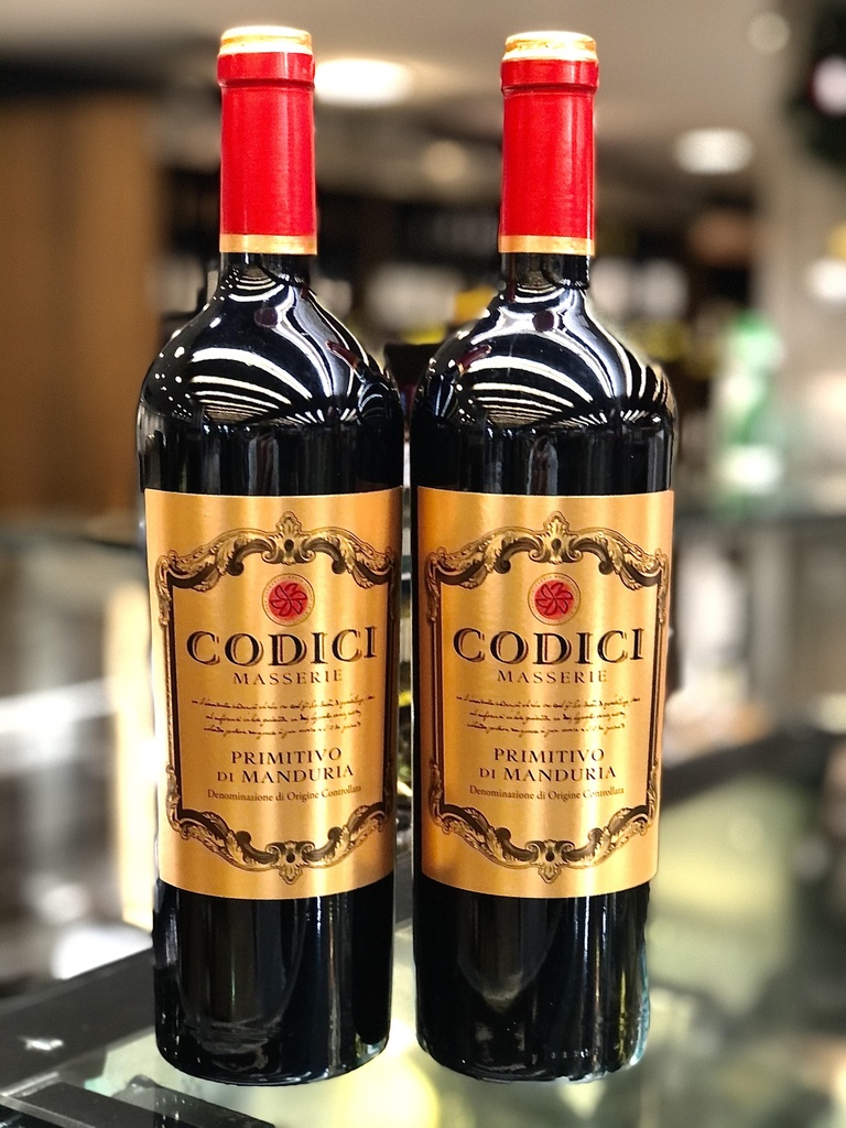 Vinho Tinto Italiano Codici Primitivo di Manduria 750ml