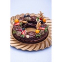 TORTA GUIRLANDA DE BROWNIE