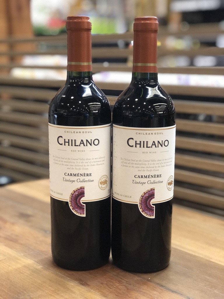 VINHO TINTO CHILENO CHILANO CARMENERE 750 ML