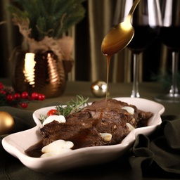 [53705] FILÉ  MIGNON ESCALOPE AO MOLHO DEMI GLACE